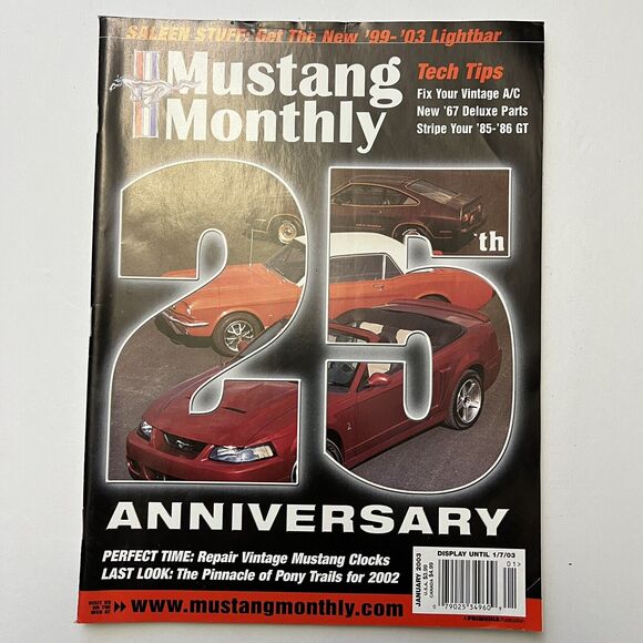Vintage Mustang Monthly Magazines Set of 4 Dec 1999 Jan and Mar 2003 Feb 2005 - Picture 8 of 13